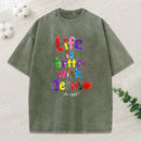 Life Is Better With Jesus Christian Washed T-Shirt