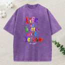 Life Is Better With Jesus Christian Washed T-Shirt