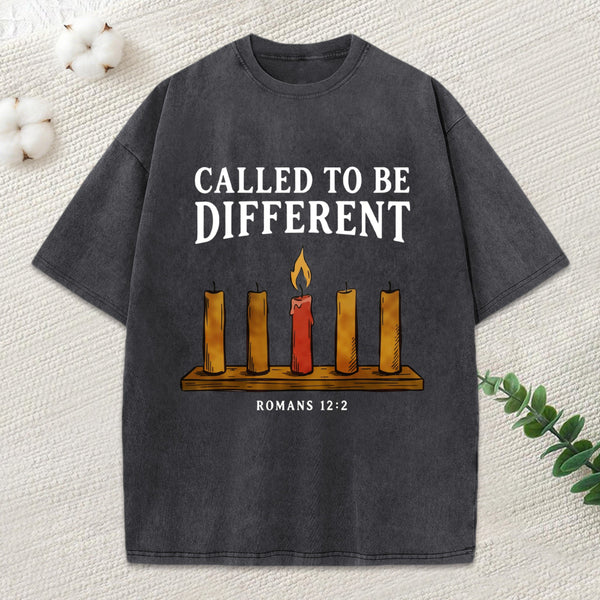 Called To Be Different Christian Washed T-Shirt