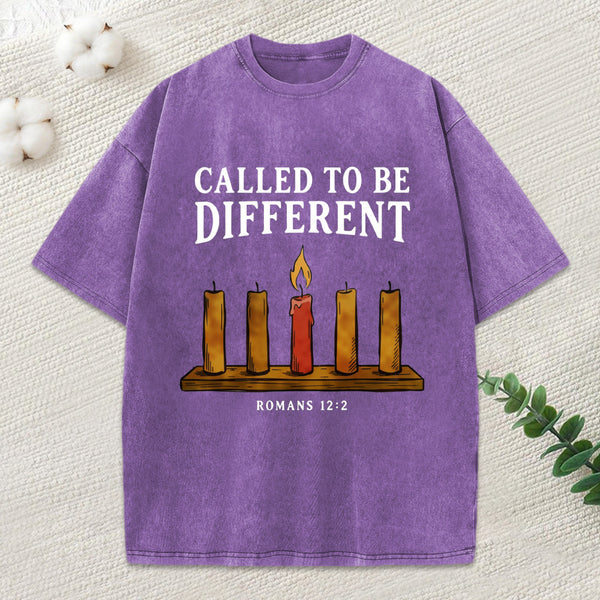 Called To Be Different Christian Washed T-Shirt