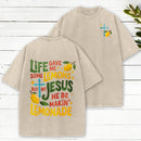 Life Gave Me Some Lemons Christian Washed T-Shirt