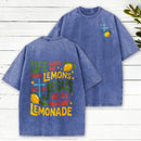 Life Gave Me Some Lemons Christian Washed T-Shirt