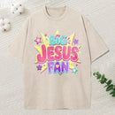 Big Jesus Fan Christian Washed T-Shirt