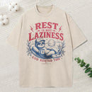 Rest Is Not Laziness Christian Washed T-Shirt
