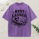 Rest Is Not Laziness Christian Washed T-Shirt