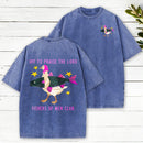 Off To Praise The Lord Fishers Of Men Club Christian Washed T-Shirt