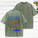 Jesus Is My Jam Christian Washed T-Shirt