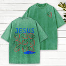 Jesus Is My Jam Christian Washed T-Shirt
