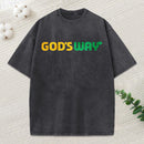 God'S Way Christian Washed T-Shirt