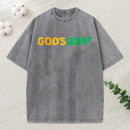 God'S Way Christian Washed T-Shirt