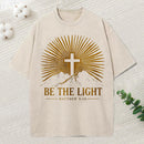 Be The Light Christian Washed T-Shirt