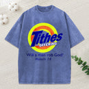 Will A Man Rob God Christian Washed T-Shirt