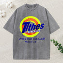Will A Man Rob God Christian Washed T-Shirt