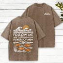 Follow Me Christian Washed T-Shirt