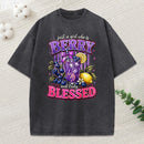 Just A Girl Who Is Berry And Truly Blessed Christian Washed T-Shirt
