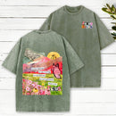 Jesus Saves Christian Washed T-Shirt