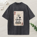 Not Luck Chosen Christian Washed T-Shirt