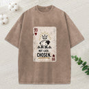 Not Luck Chosen Christian Washed T-Shirt
