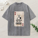 Not Luck Chosen Christian Washed T-Shirt