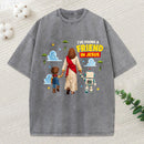 I Have Found A Friend In Jesus Christian Washed T-Shirt