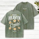 Make Heaven Crowded Christian Washed T-Shirt