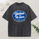 Yeshua He Saves Christian Washed T-Shirt