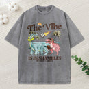 The Vibe Is In Shambles Christian Washed T-Shirt