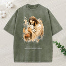Not All Who Wander Are Lost Christian Washed T-Shirt