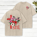 Be Still Christian Washed T-Shirt