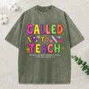 Called To Teach Christian Washed T-Shirt