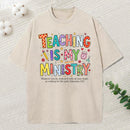 Teaching Is My Ministry Christian Washed T-Shirt