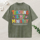 Teaching Is My Ministry Christian Washed T-Shirt