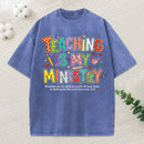Teaching Is My Ministry Christian Washed T-Shirt