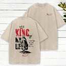 King Of My Life Christian Washed T-Shirt