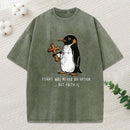 Flight Was Never An Option Christian Washed T-Shirt