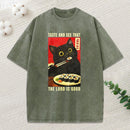 The Lord Is Good Christian Washed T-Shirt