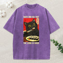 The Lord Is Good Christian Washed T-Shirt