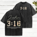 For God So Loved The World Camo Christian Washed T-Shirt