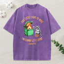 This Little Light Of Mine I'M Gonna Let It Shine Christian Washed T-Shirt