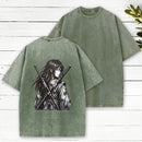 Fear No Evil Christian Washed T-Shirt
