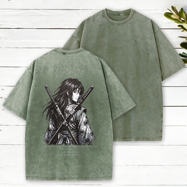Fear No Evil Christian Washed T-Shirt