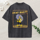 Stay Salty Christian Washed T-Shirt