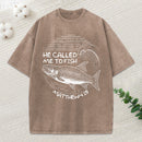 He Called Me To Fish Christian Washed T-Shirt