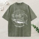 He Called Me To Fish Christian Washed T-Shirt