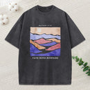 Faith Moves Mountain Christian Washed T-Shirt