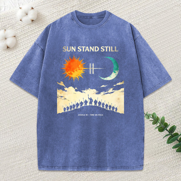 Sun Stand Still Christian Washed T-Shirt