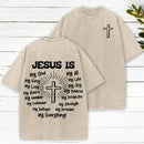 Jesus Is My Everything Christian Washed T-Shirt
