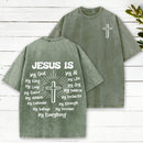 Jesus Is My Everything Christian Washed T-Shirt