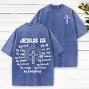 Jesus Is My Everything Christian Washed T-Shirt