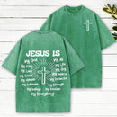 Jesus Is My Everything Christian Washed T-Shirt